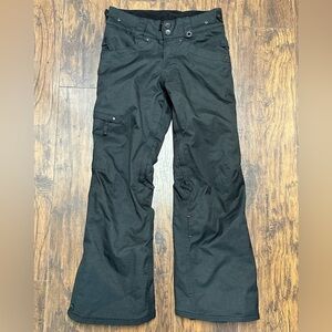 686 Womens Snowboard Ski Pants XS Black Infidry 10K Insulated Thermal 6